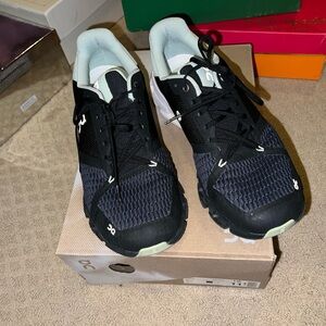 On women’s running sneakers. Size 11.